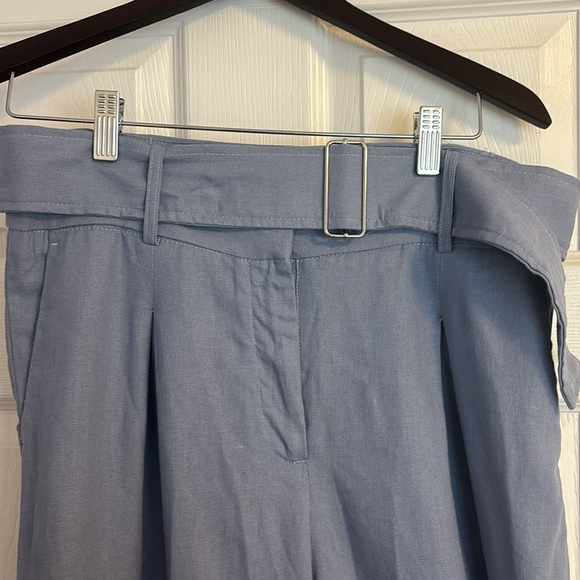 House of Harlow 1960 Women's Lilac Linen Wide Leg Trousers Size 8 - Picture 4 of 8